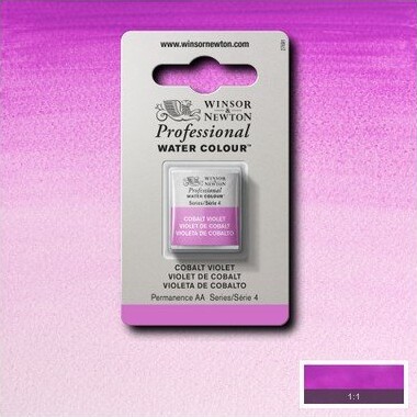 Winsor Newton - Akvarelfarve 12 Pan - Cobalt Violet