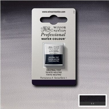 Winsor Newton - Akvarelfarve 12 Pan - Neutral Tint