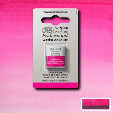 Winsor Newton - Akvarelfarve 12 Pan - Opera Rose