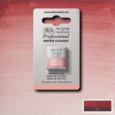 Winsor Newton - Akvarelfarve Pan - Potters Pink