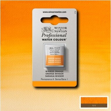 Winsor Newton - Akvarelfarve 12 Pan - Winsor Orange