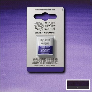 Winsor Newton - Akvarelfarve 12 Pan - Winsor Violet Dioxazine