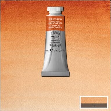 Winsor Newton - Akvarelfarve - Burnt Sienna 14 Ml
