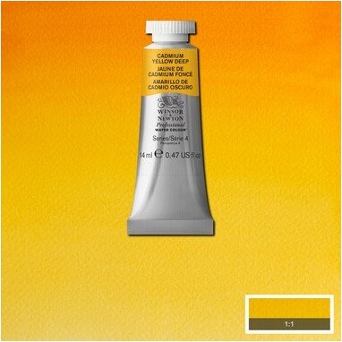 Winsor Newton - Akvarelfarve - Cadmium Yellow Deep 14 Ml