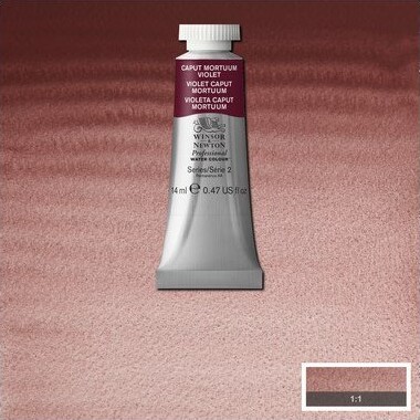 Winsor Newton - Akvarelfarve 12 Blok - Caput Mortuum Violet