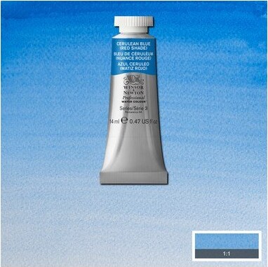Winsor Newton - Galeria Akvarelfarve - Cerulean Blue - Red Shade 14 Ml