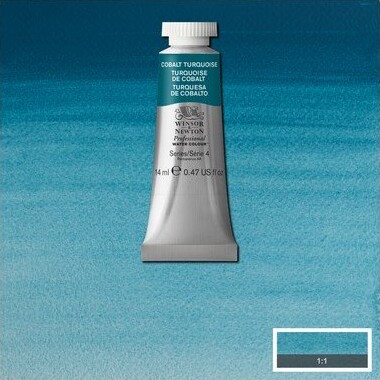 Winsor Newton - Akvarelfarve - Cobalt Turquoise 14 Ml