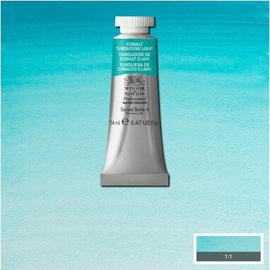 Winsor Newton - Akvarelfarve - Cobalt Turquoise Light 14 Ml