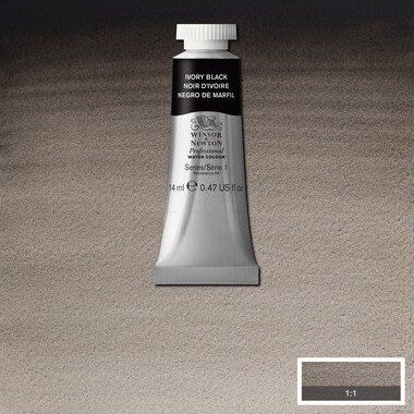 Winsor Newton - Akvarelfarve - Ivory Black 14 Ml