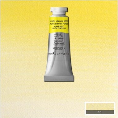 Winsor Newton - Akvarelfarve - Lemon Yellow Deep 14 Ml