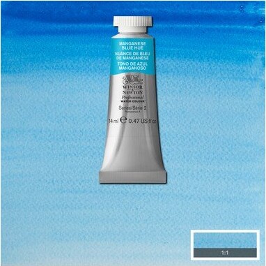 Winsor Newton - Akvarelfarve - Manganese Blue Hue 379 - 14 Ml