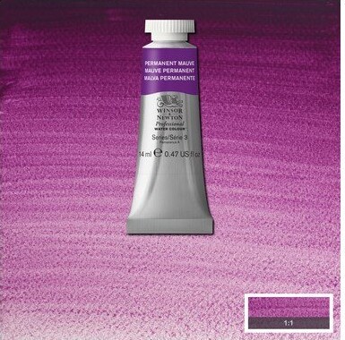 Winsor Newton - Akvarelfarve - Pemanent Mauve 14 Ml