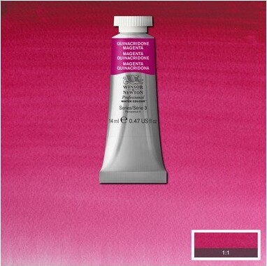 Winsor Newton - Akvarelfarve - Quinacridone Magenta 14 Ml
