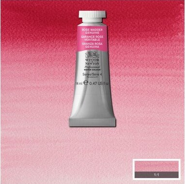 Winsor Newton - Akvarelfarve - Rose Madder Genuine 14 Ml