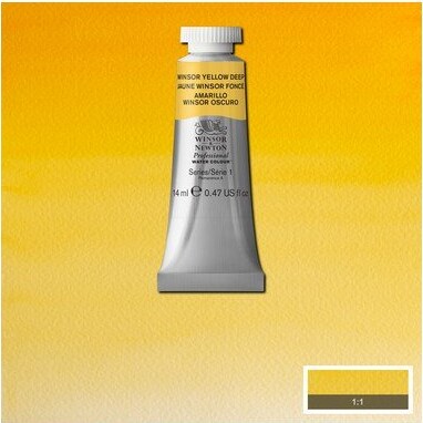 Winsor Newton - Akvarelfarve - Winsor Yellow Deep 14 Ml