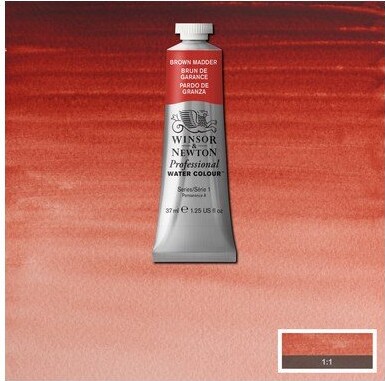 Winsor Newton - Akvarelfarve - Brown Madder 37 Ml