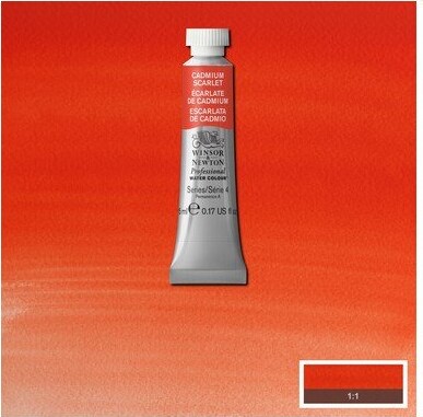 Winsor Newton - Akvarelfarve - Cadmium Scarlet 5 Ml