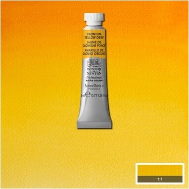 Winsor Newton - Akvarelfarve - Cadmium Yellow Deep 5 Ml