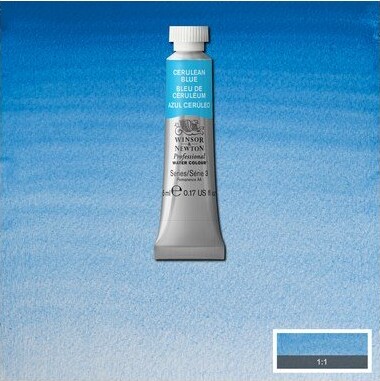 Winsor Newton - Akvarelfarve - Cerulean Blue 5 Ml