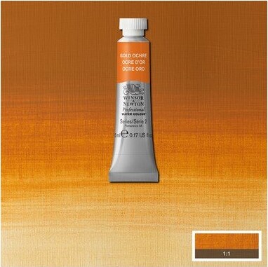 Winsor Newton - Akvarelfarve - Gold Ochre 5 Ml