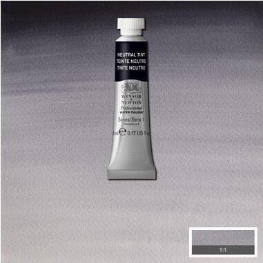 Winsor Newton - Akvarelfarve - Neutral Tint 5 Ml