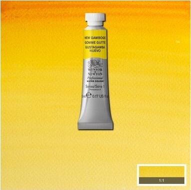 Winsor Newton - Akvarelfarve - Gamboge Gul 5 Ml