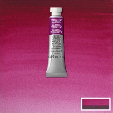 Winsor Newton - Akvarelfarve - Permanent Magenta 5 Ml