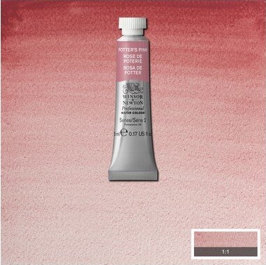 Winsor Newton - Akvarelfarve - Potters Pink 5 Ml