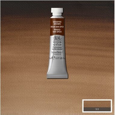 Winsor Newton - Akvarelfarve - Vandyke Brown 5 Ml