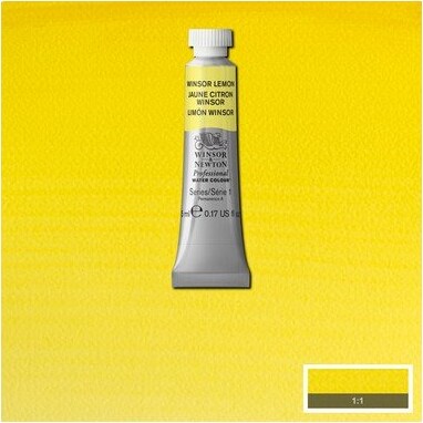 Winsor Newton - Akvarelfarve - Winsor Lemon 5 Ml
