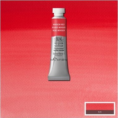 Winsor Newton - Akvarelfarve - Winsor Red 5 Ml