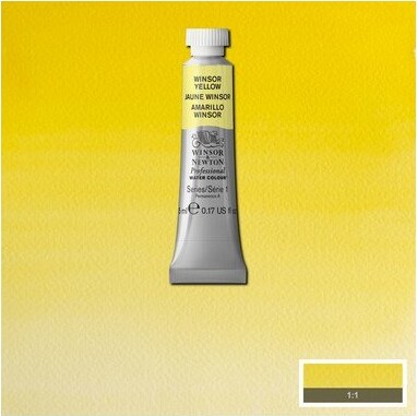 Winsor Newton - Akvarelfarve - Winsor Yellow 5 Ml