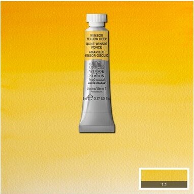 Winsor Newton - Akvarelfarve - Winsor Yellow Deep 5 Ml