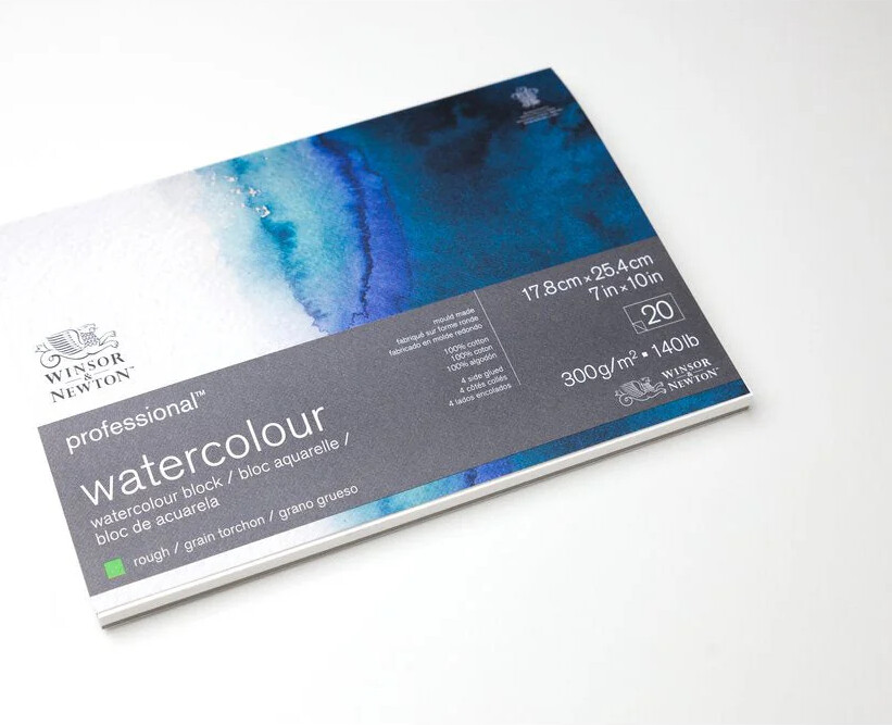 Winsor Newton - Akvarelpapir - 300G 23X30 5 Cm - 20 Sider