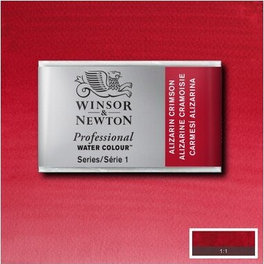 Winsor Newton - Akvarelfarve Pan - Alizarin Crimson