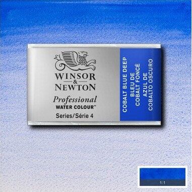 Winsor Newton - Akvarelfarve Pan - Cobalt Blue Deep