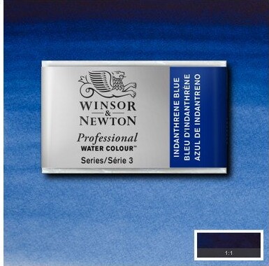 Winsor Newton - Akvarelfarve Pan - Indianthrene Blue