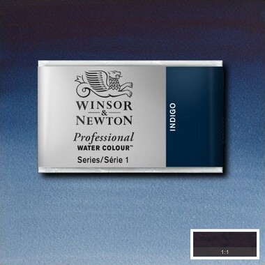 Winsor Newton - Akvarelfarve Pan - Indigo