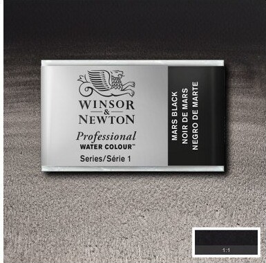 Winsor Newton - Akvarelfarve Pan - Mars Black