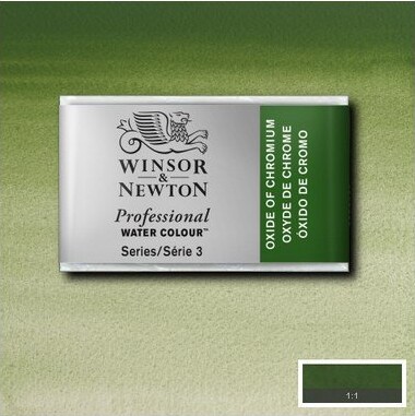 Winsor Newton - Akvarelfarve Pan - Oxide Chromium
