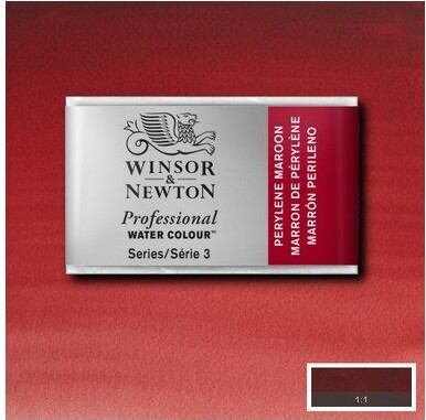 Winsor Newton - Akvarelfarve Pan - Perylene Maroon