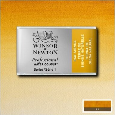 Winsor Newton - Akvarelfarve Pan - Raw Sienna