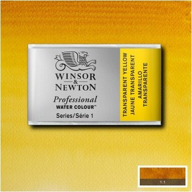 Winsor Newton - Akvarelfarve Pan - Transparent Yellow
