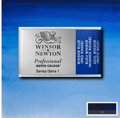 Winsor Newton - Akvarelfarve Pan - Winsor Blue Red Shade