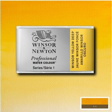 Winsor Newton - Akvarelfarve Pan - Winsor Yellow Deep