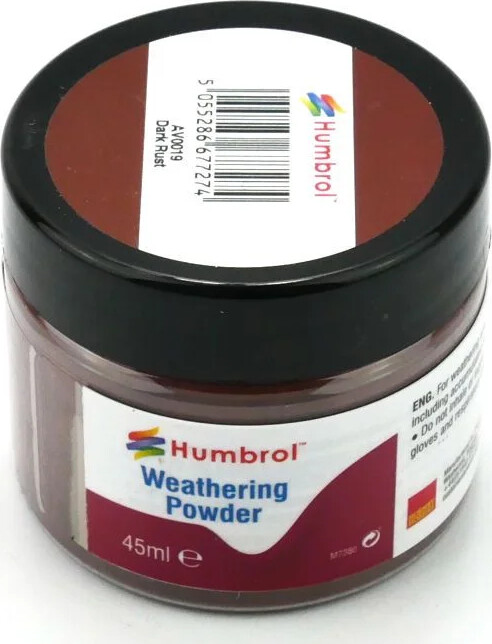 Humbrol - Weathering Powder - Mørk Rust 45 Ml