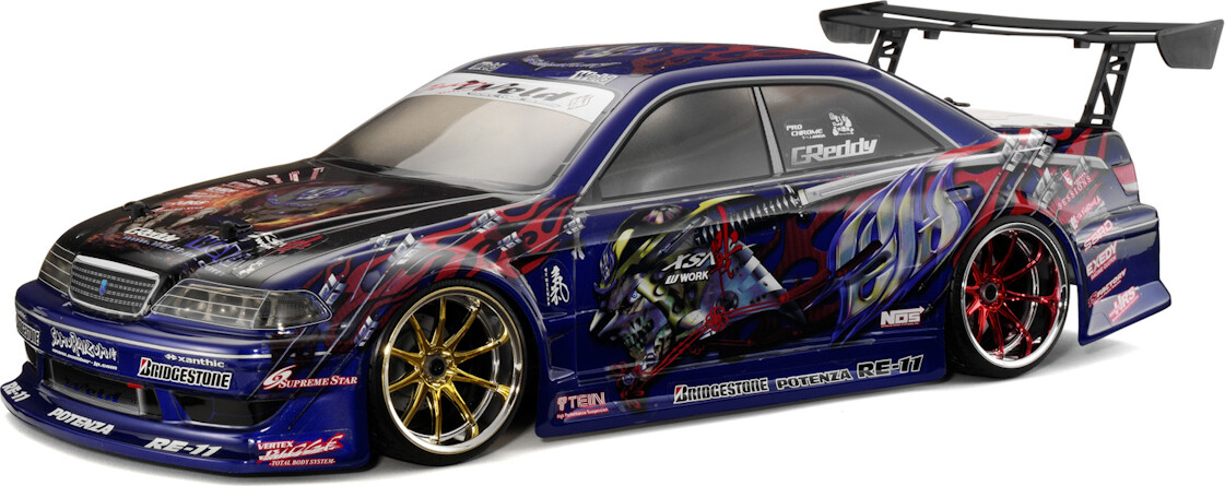 【希少】HPI weld jzx100 mark2 ボディ 30717 WELD JZX100 TOYOTA MARK II CLEAR BODY (200mm)