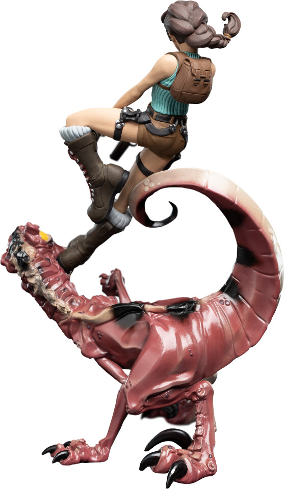 Weta Workshop - Tomb Raider - Lara Croft Raptor Figure Mini Epics