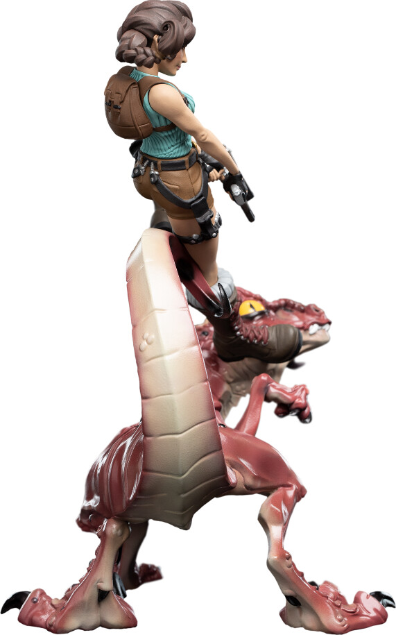 Weta Workshop - Tomb Raider - Lara Croft Raptor Figure Mini Epics