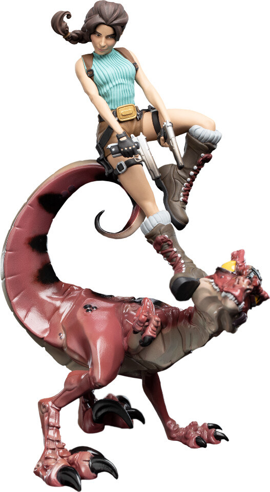 Weta Workshop - Tomb Raider - Lara Croft Raptor Figure Mini Epics